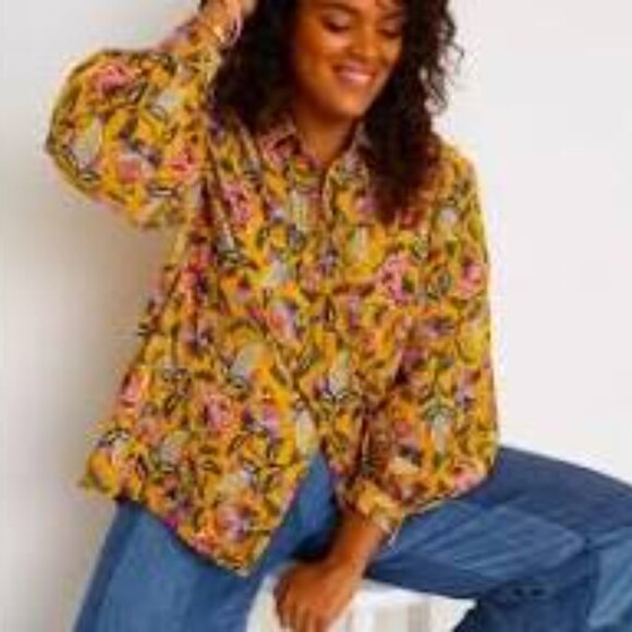 Anthropologie Tops - Anthropologie Pilcro Sigourney Corduroy Top  MEDIUM